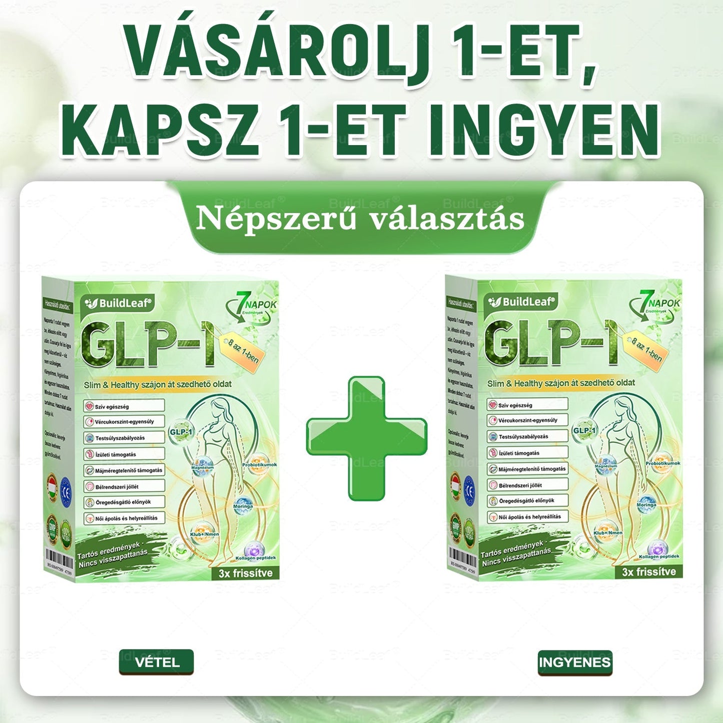 🎁 BuildLeaf® Csak 5 doboz maradt! További 30%-os kedvezményt kínálunk! Szedd össze magad és tedd helyre az egészséged. Vedd meg most, és nem lesz más lehetőség, amíg jövő évig vársz!