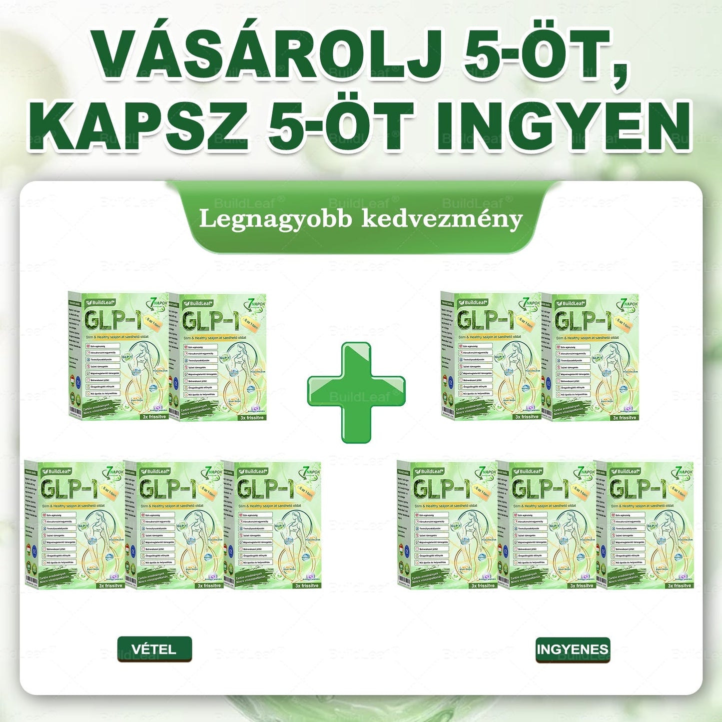 🎁 BuildLeaf® Csak 5 doboz maradt! További 30%-os kedvezményt kínálunk! Szedd össze magad és tedd helyre az egészséged. Vedd meg most, és nem lesz más lehetőség, amíg jövő évig vársz!